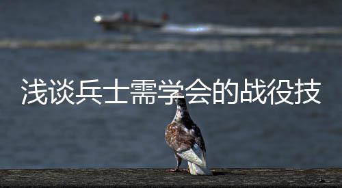 战役兵士浅谈技能会的需学